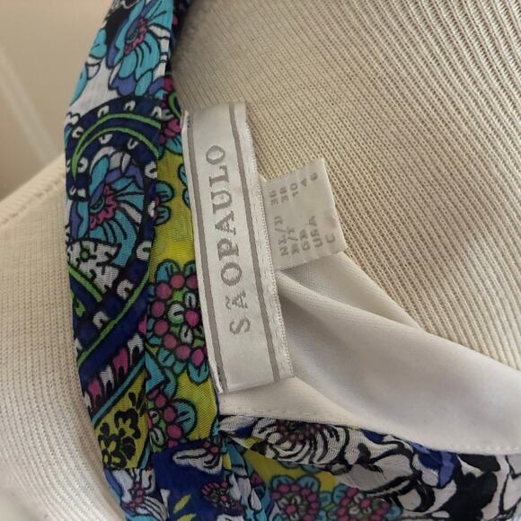 Sao Paulo Dress 4‎ paisley floral lined Boho Mod Look Softgirl Fairy Resort - Picture 3 of 9